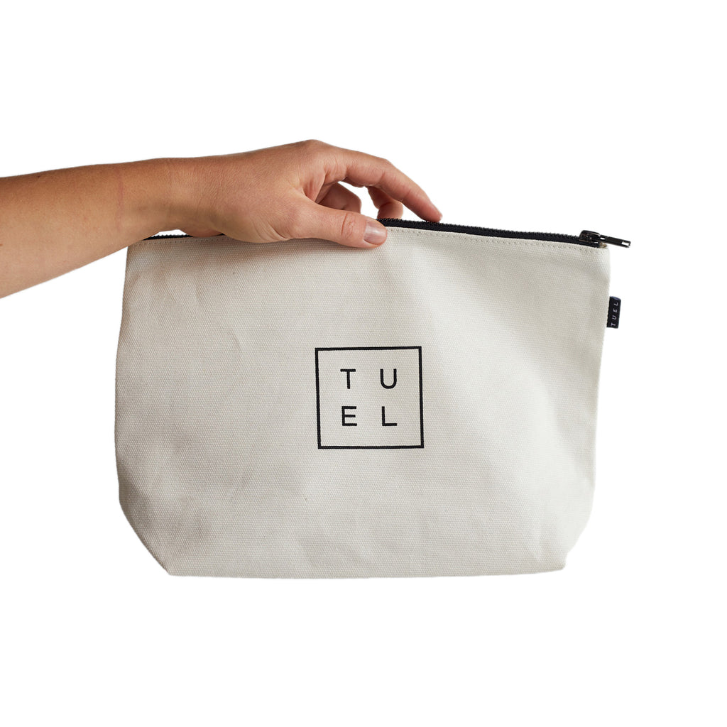 100% Cotton Canvas Travel Kit/Makeup Bag