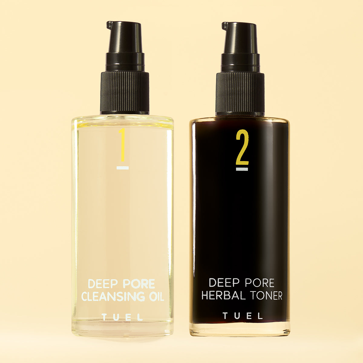 Moisture Deep Pore Cleansing Duo – Cleanser & Herbal Toner – Tuel