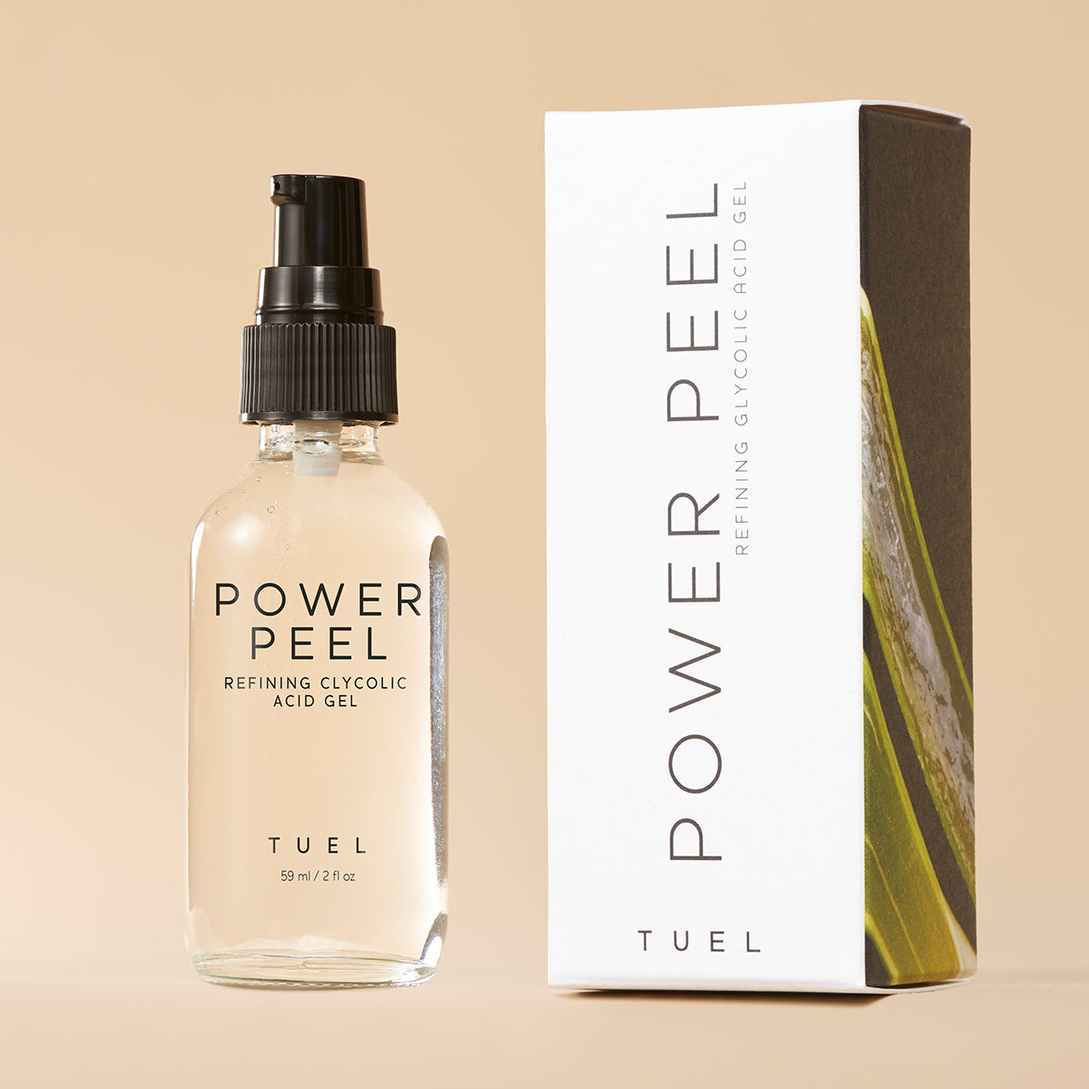 Power Peel Refining Glycolic Acid Gel – Reveal Radiant Skin – Tuel Skincare